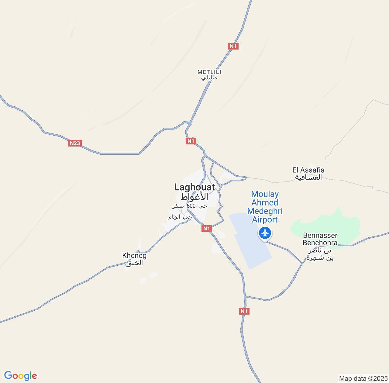 Map image for Intellectual Property Lawyers in Laghouat and Algeria IP firms at coordinates  ; .