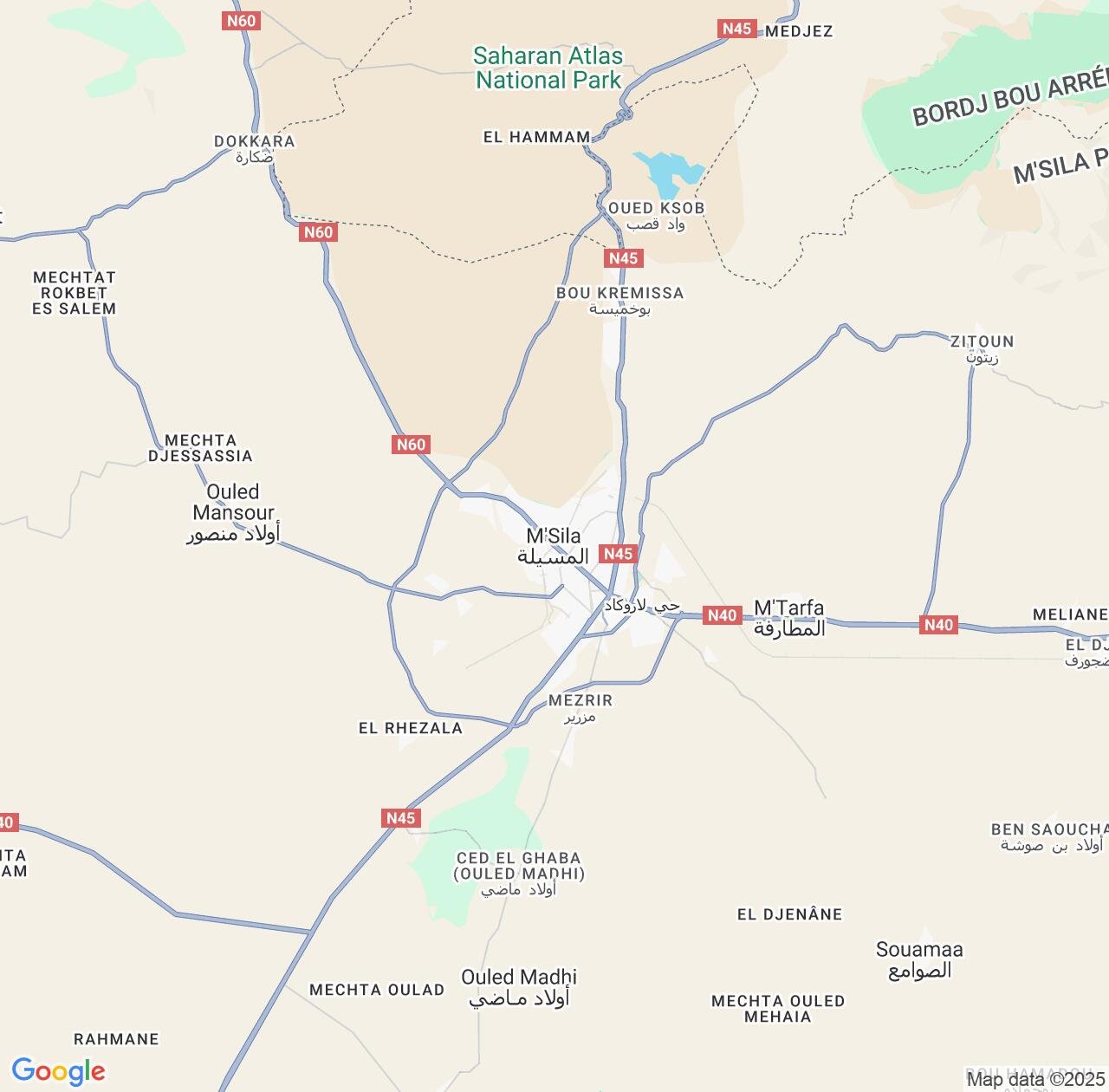 Map image for Intellectual Property Lawyers in M'Sila and Algeria IP firms at coordinates  ; .