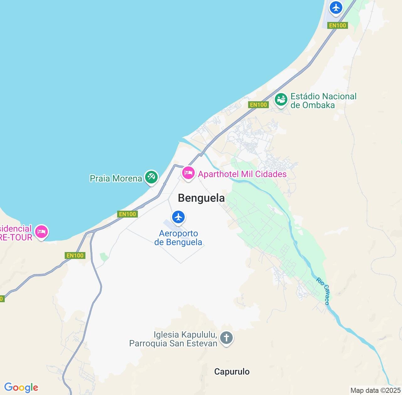Map image for Intellectual Property Lawyers in Benguela and Angola IP firms at coordinates  ; .