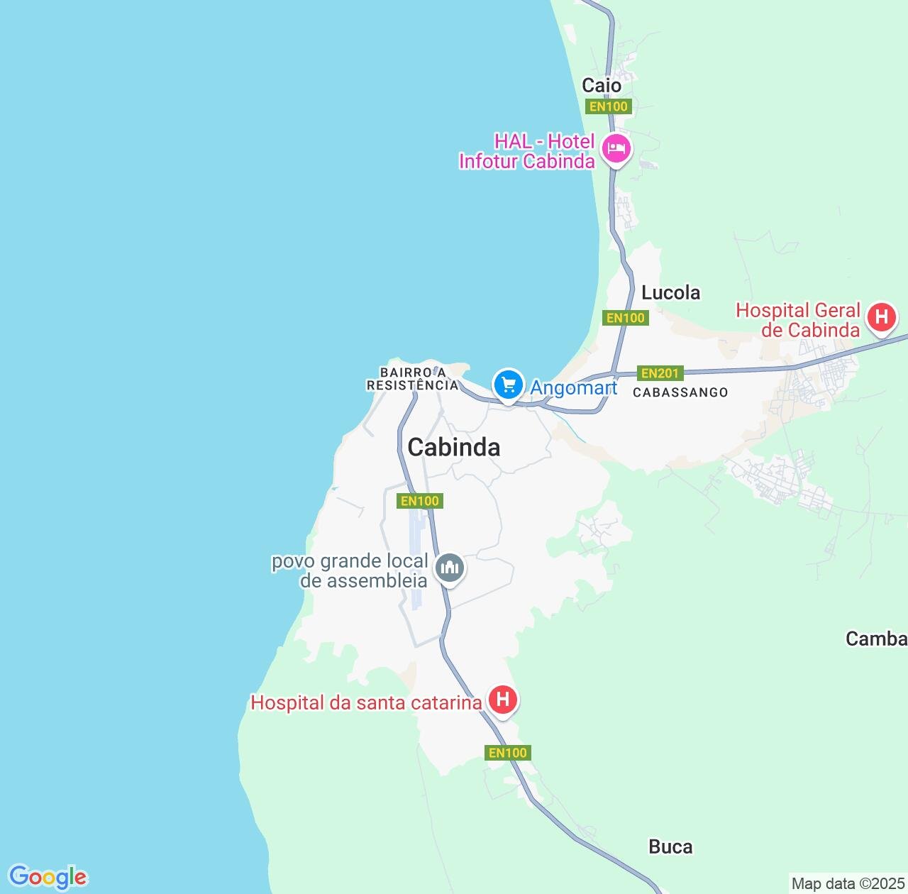 Map image for Intellectual Property Lawyers in Cabinda and Angola IP firms at coordinates  ; .
