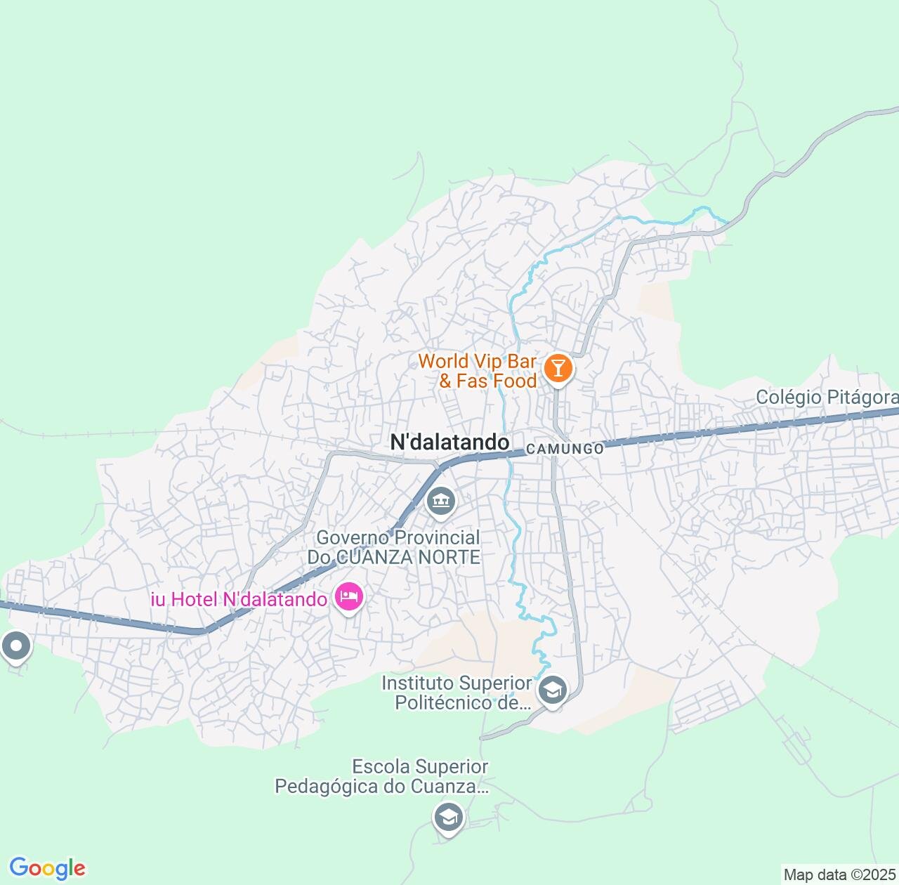 Map image for Intellectual Property Lawyers in N'dalatando and Cuanza Norte IP firms at coordinates  ; .