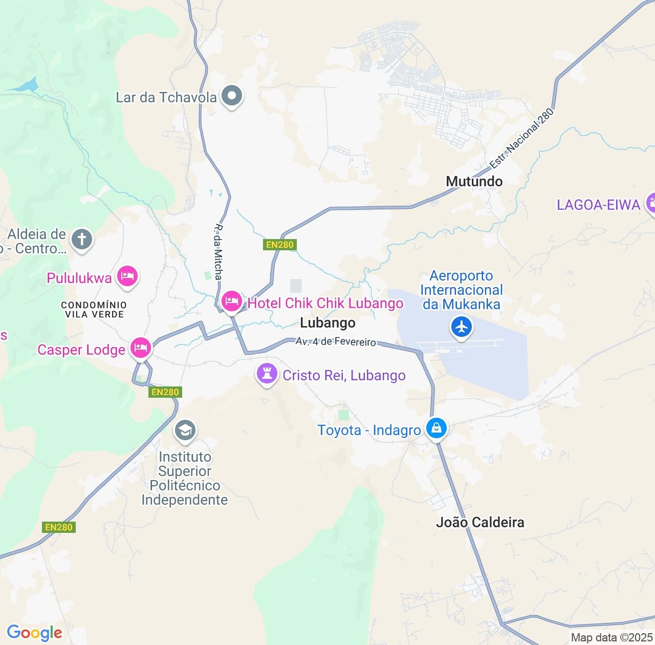 Map image for Intellectual Property Lawyers in Lubango and Huíla IP firms at coordinates  ; .