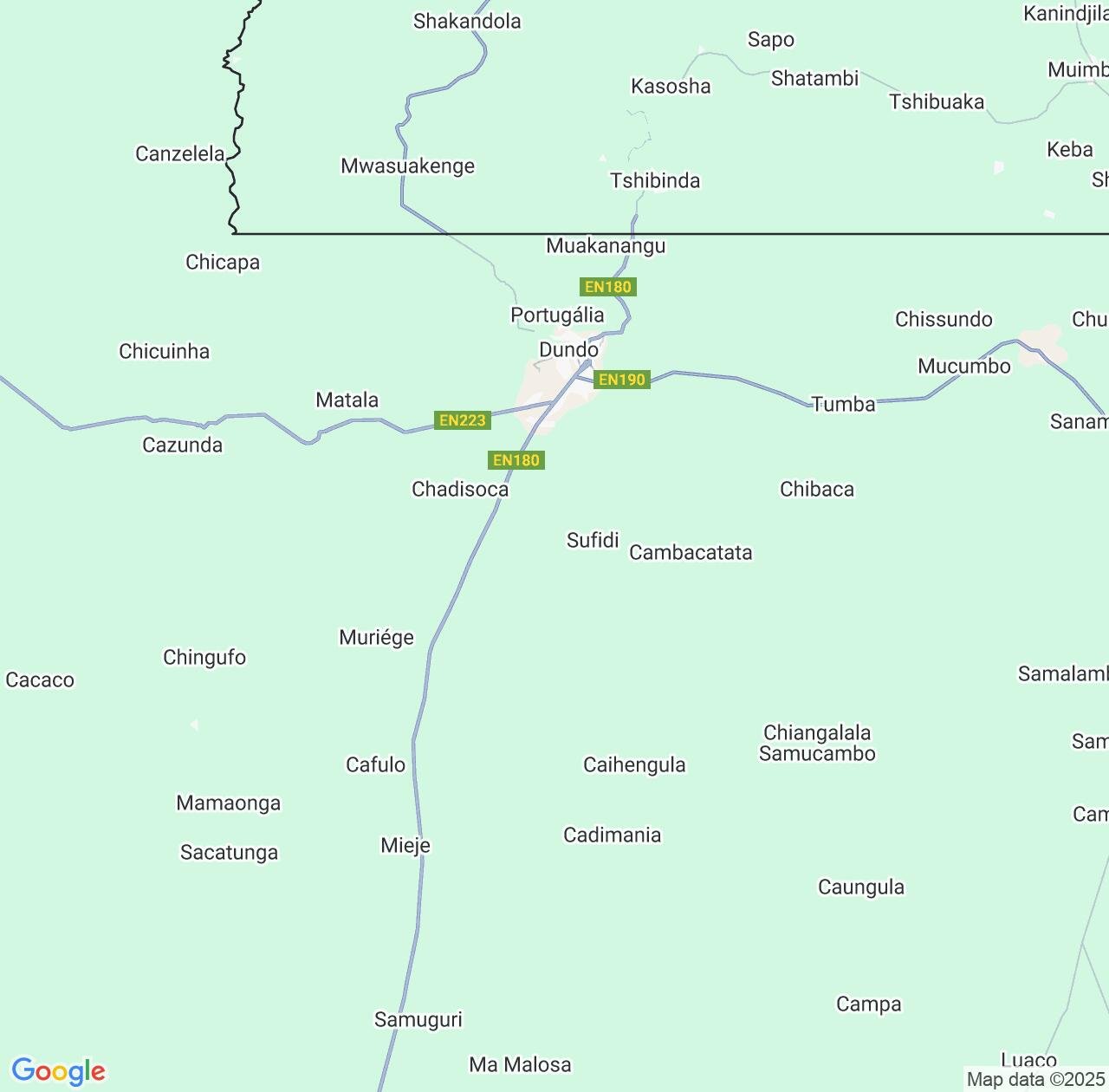 Map image for Intellectual Property Lawyers in Chitato and Luanda Norte IP firms at coordinates  ; .