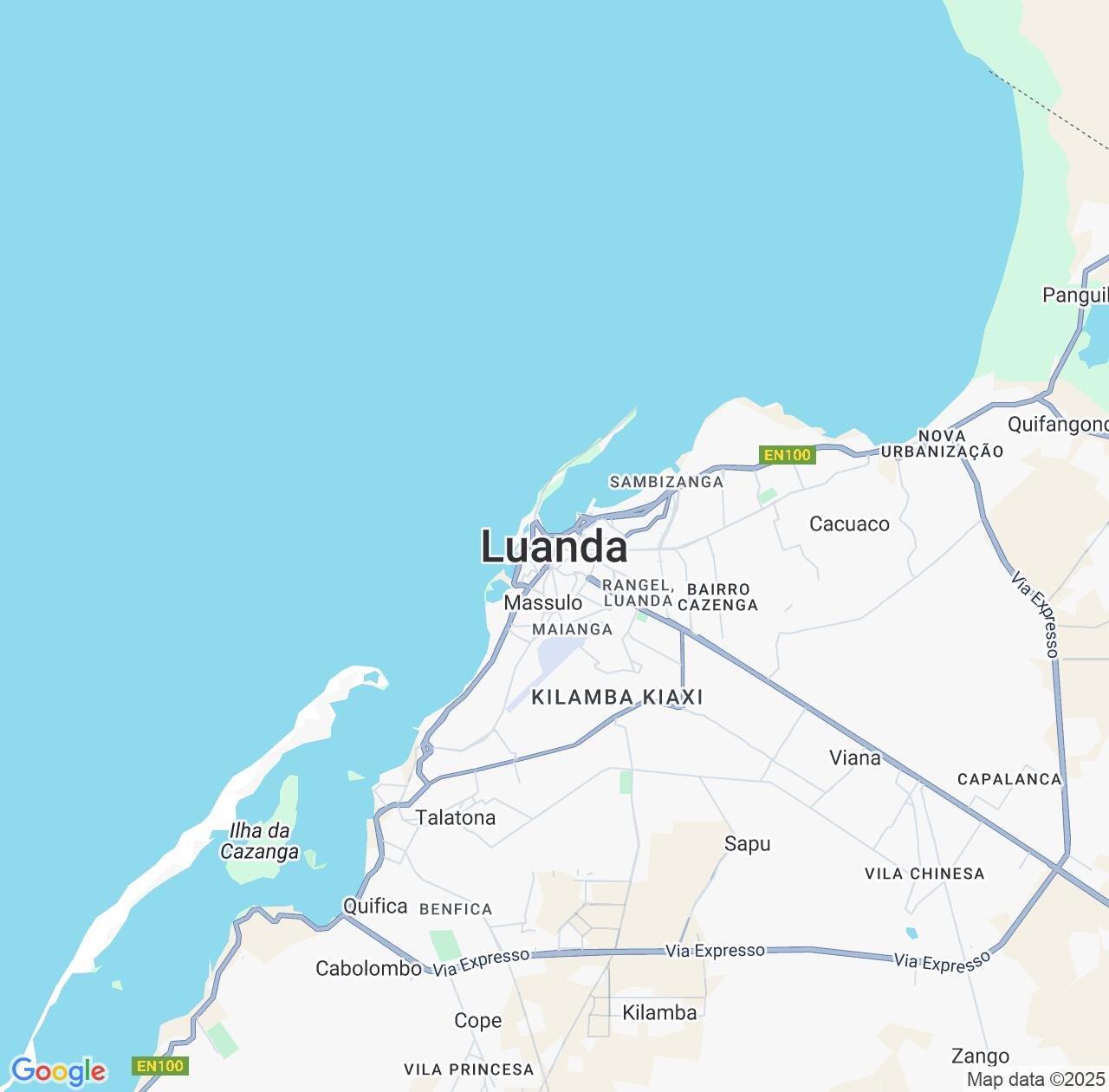 Map image for Intellectual Property Lawyers in Luanda and Angola IP firms at coordinates  ; .