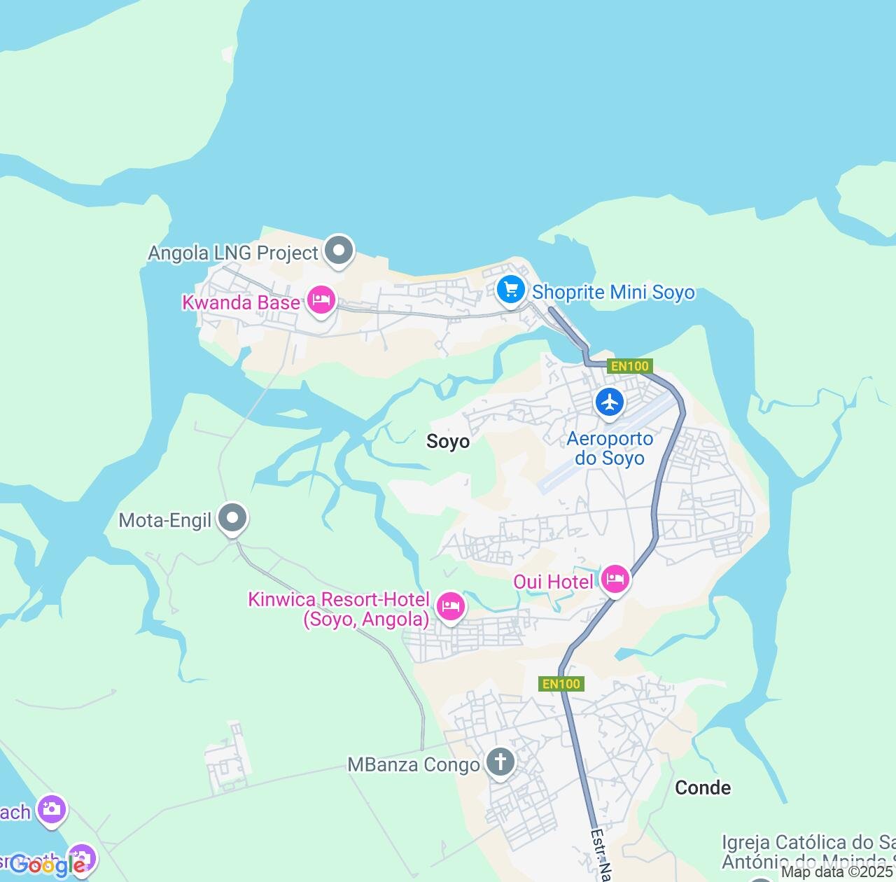 Map image for Intellectual Property Lawyers in Soyo and Zaire IP firms at coordinates  ; .