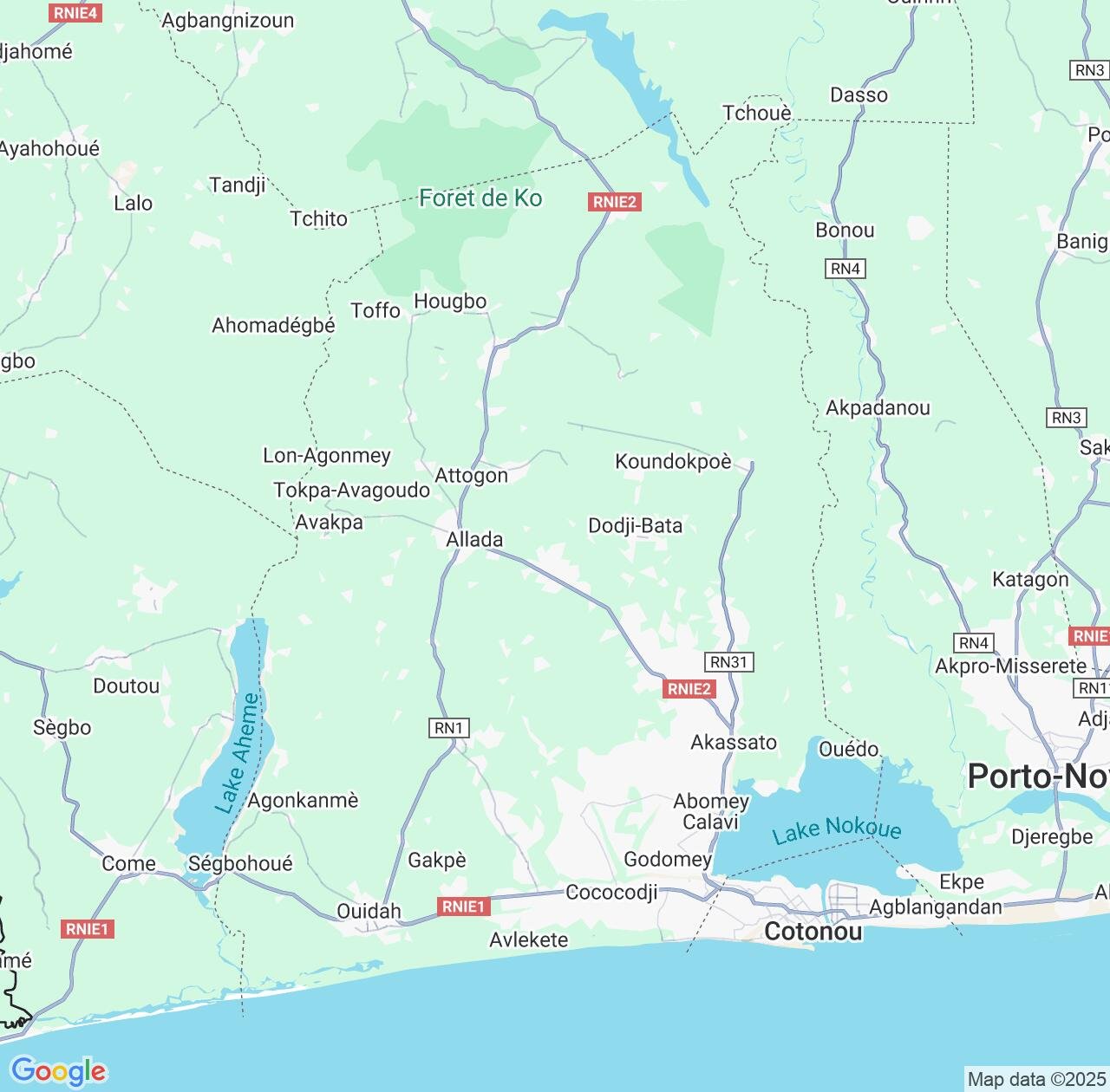 Map image for Intellectual Property Lawyers in Atlantique and Benin IP firms at coordinates  ; .