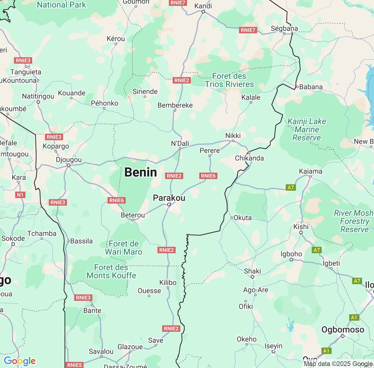 Map image for Intellectual Property Lawyers in Borgou and Benin IP firms at coordinates  ; .