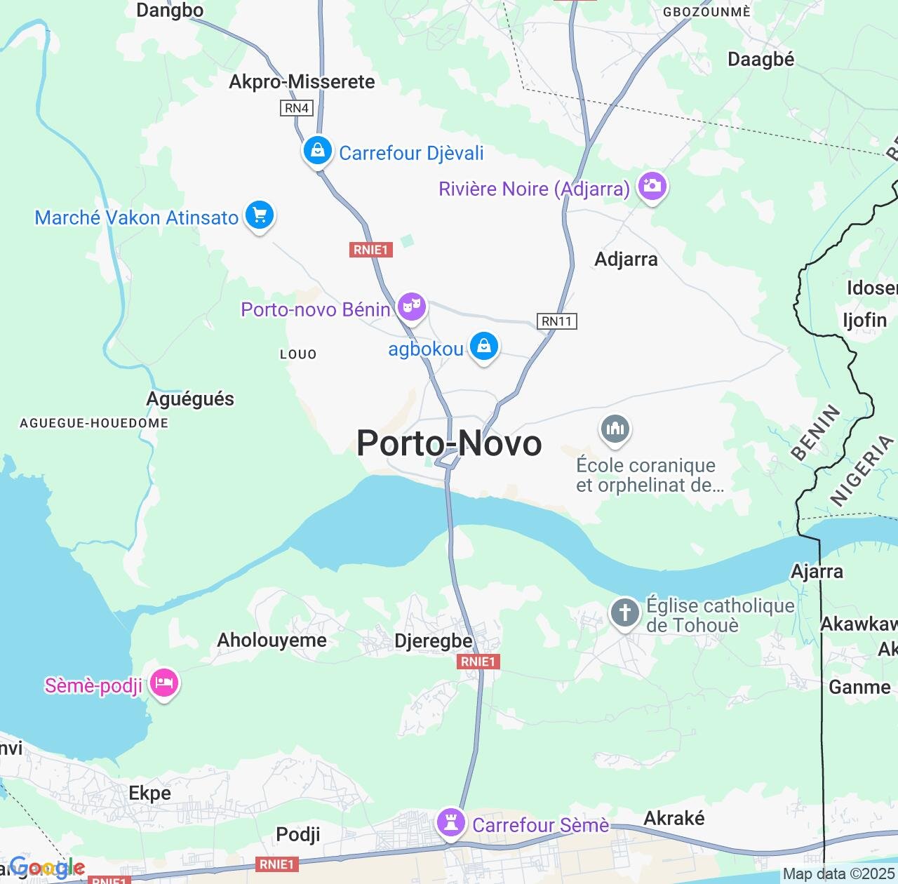 Map image for Intellectual Property Lawyers in Porto-Novo and Ouémé IP firms at coordinates  ; .