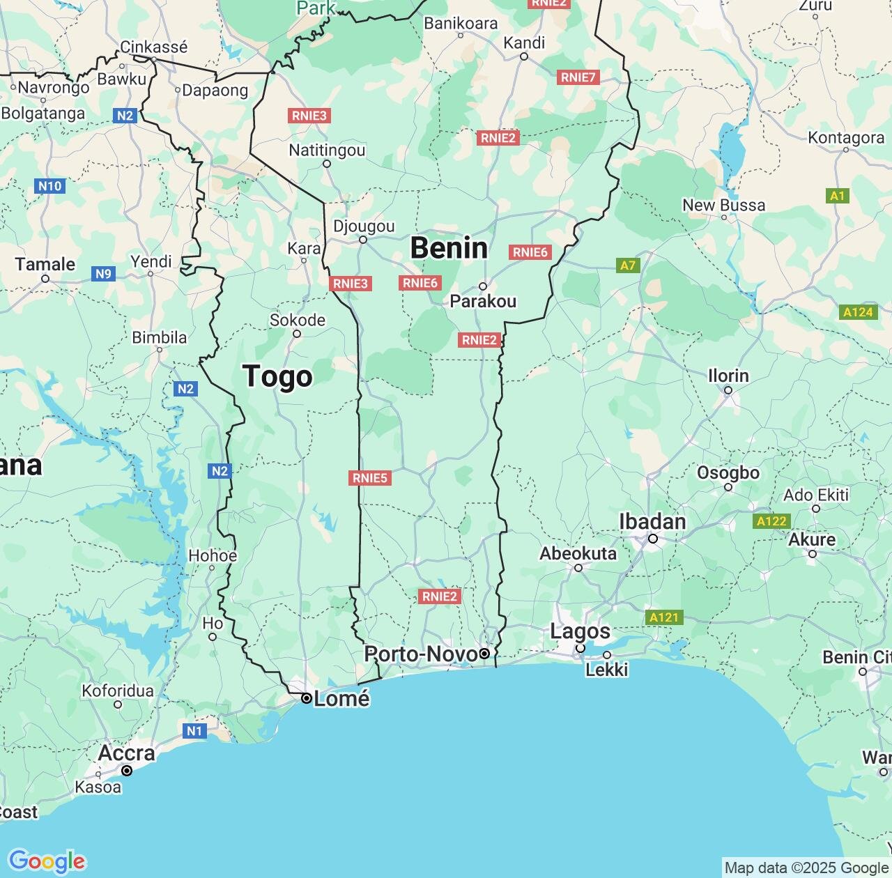 Map image for Intellectual Property Lawyers in Ouémé and Benin IP firms at coordinates  ; .