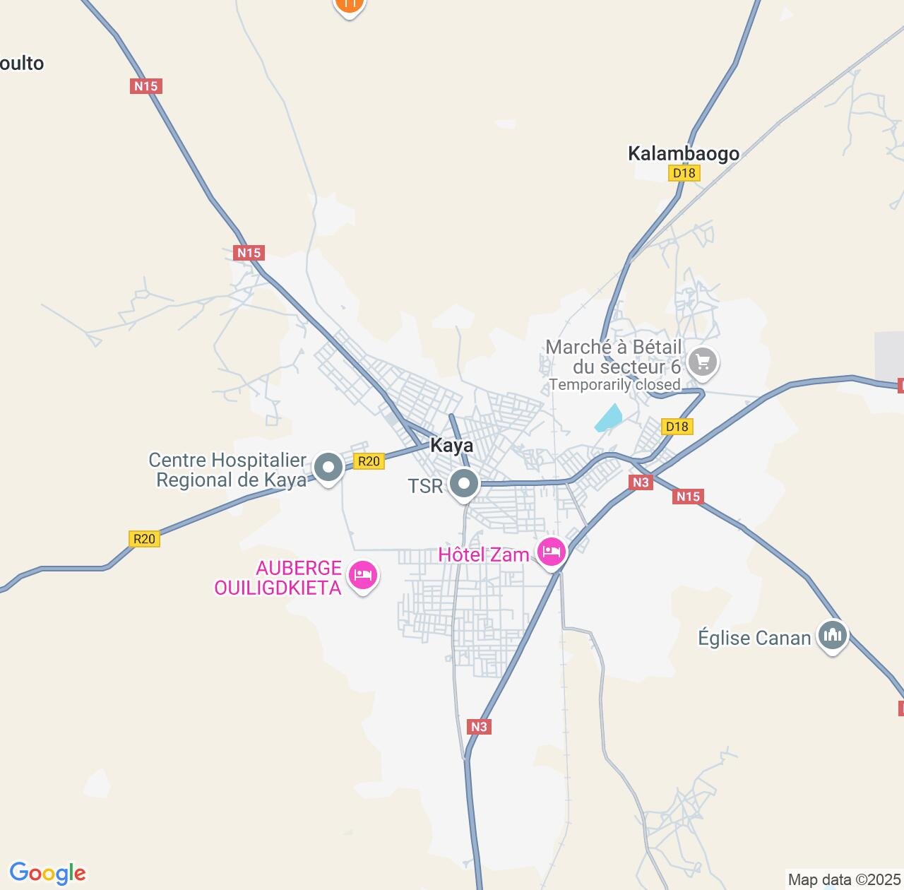 Map image for Intellectual Property Lawyers in Kaya and Centre-Nord IP firms at coordinates  ; .