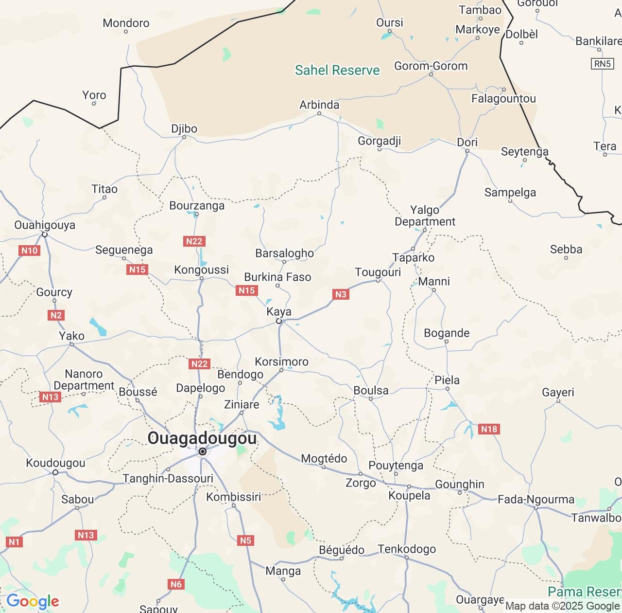 Map image for Intellectual Property Lawyers in Centre-Nord and Burkina Faso IP firms at coordinates  ; .