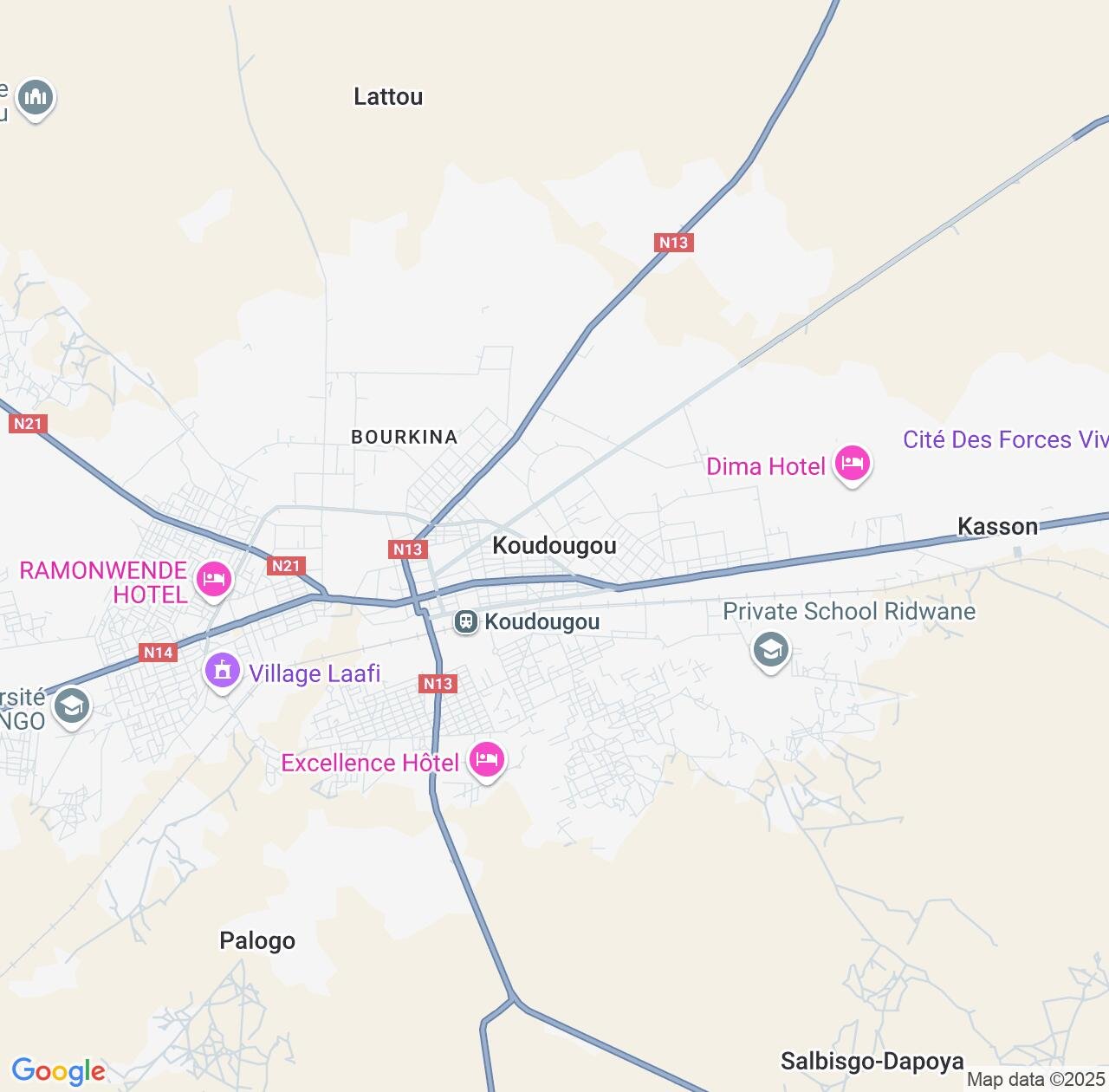 Map image for Intellectual Property Lawyers in Koudougou and Centre-Ouest IP firms at coordinates  ; .