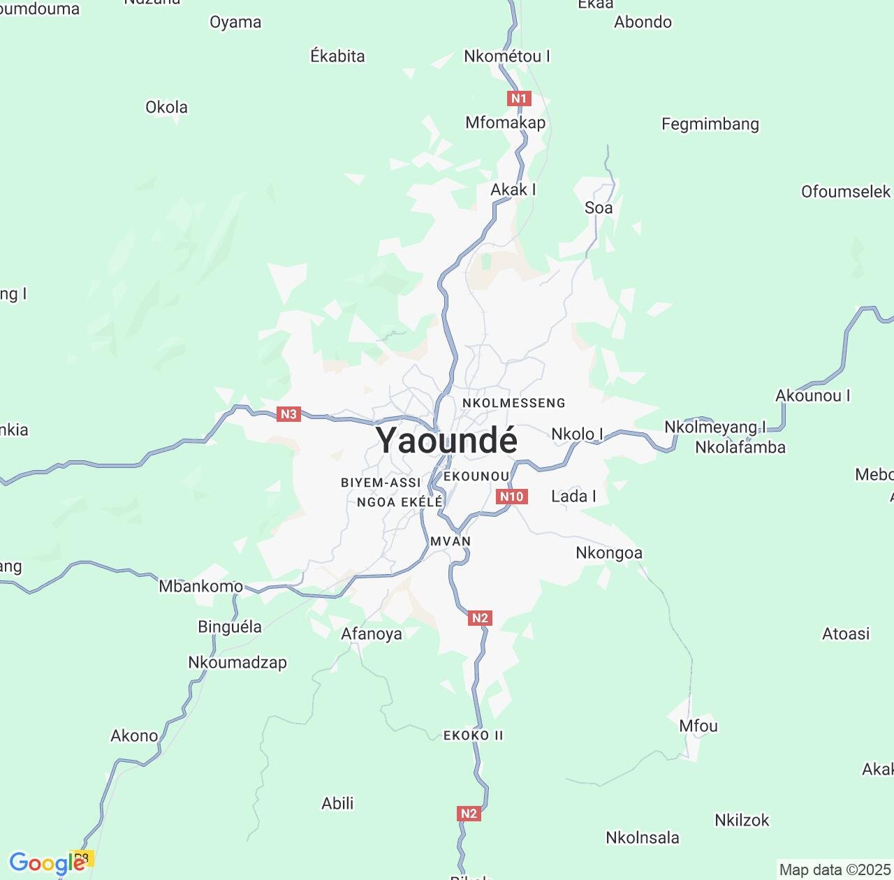 Map image for Intellectual Property Lawyers in Yaounde and Centre IP firms at coordinates  ; .