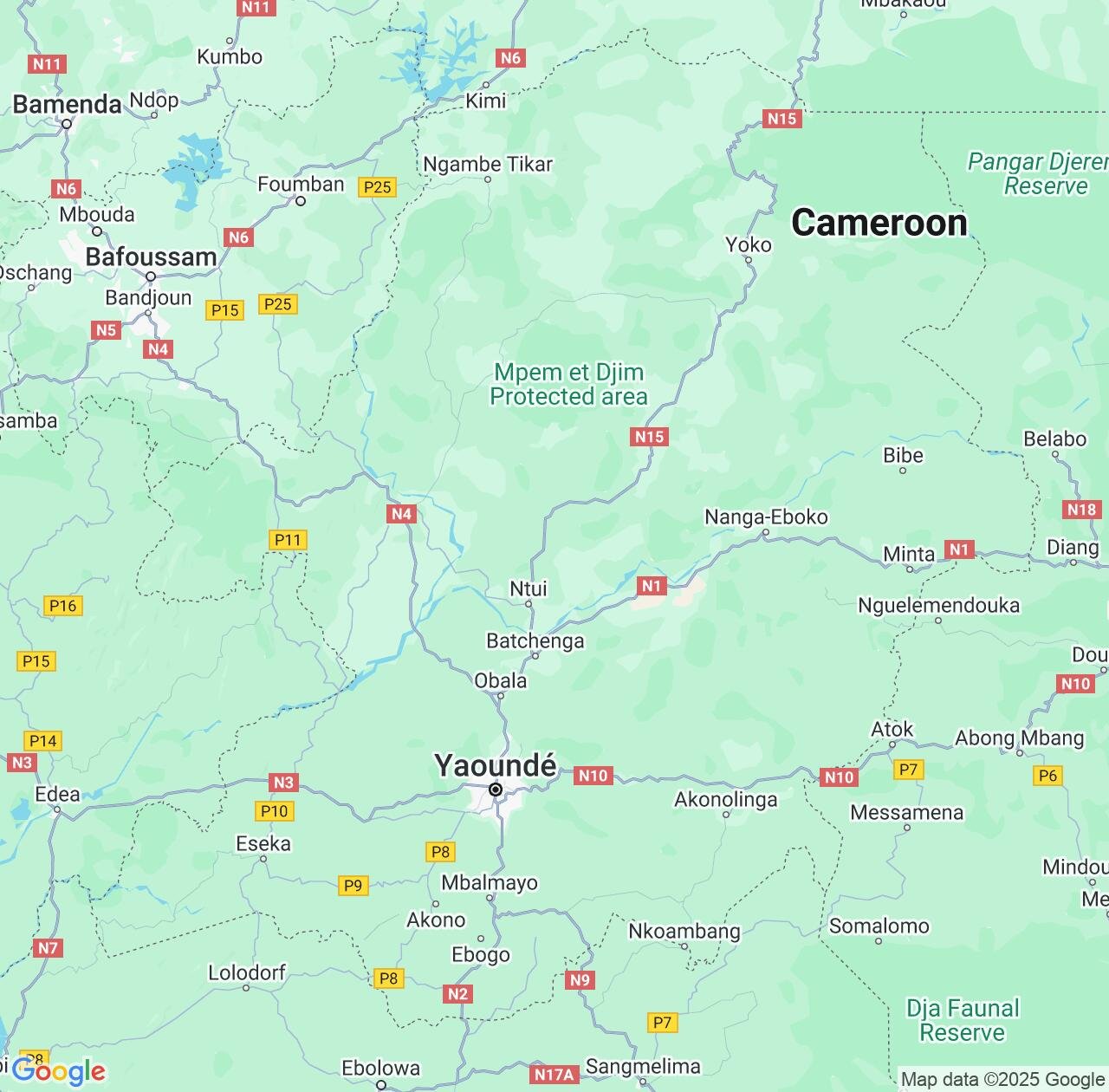 Map image for Intellectual Property Lawyers in Centre and Cameroon IP firms at coordinates  ; .