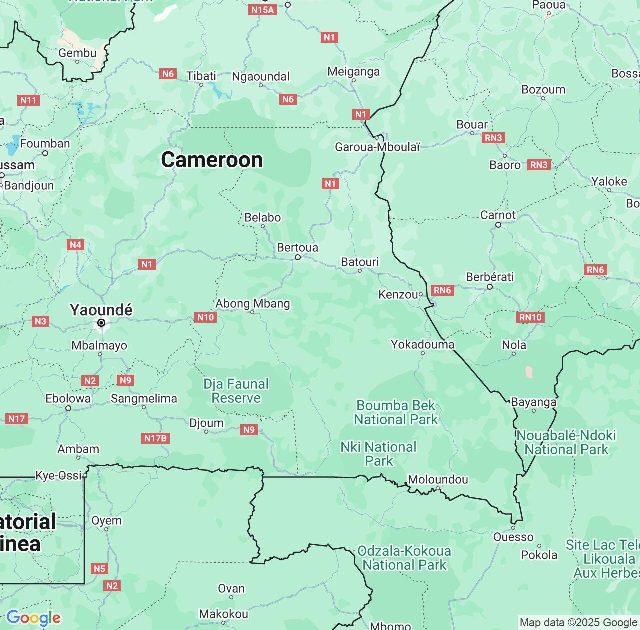 Map image for Intellectual Property Lawyers in East and Cameroon IP firms at coordinates  ; .