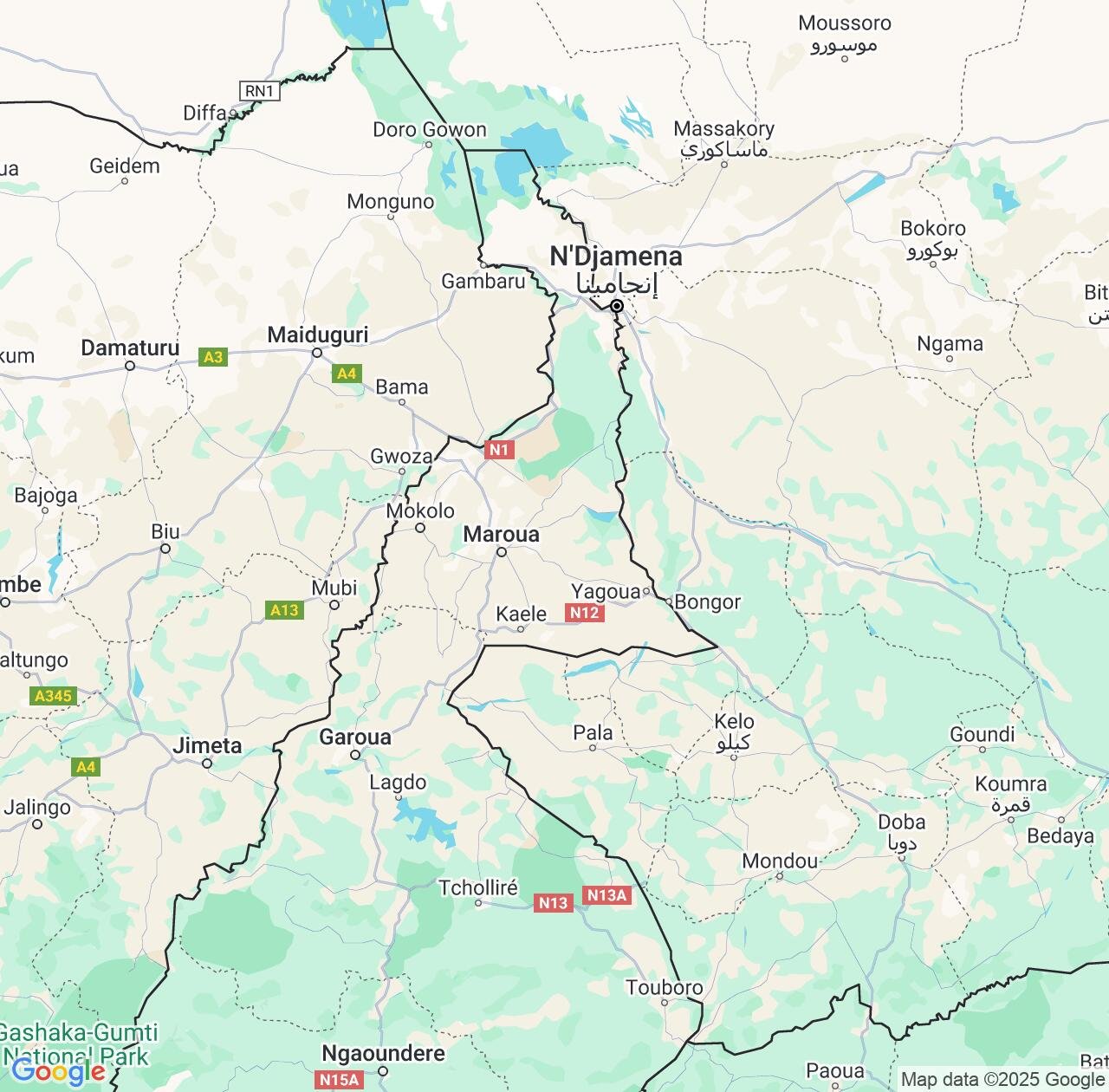 Map image for Intellectual Property Lawyers in Far North and Cameroon IP firms at coordinates  ; .