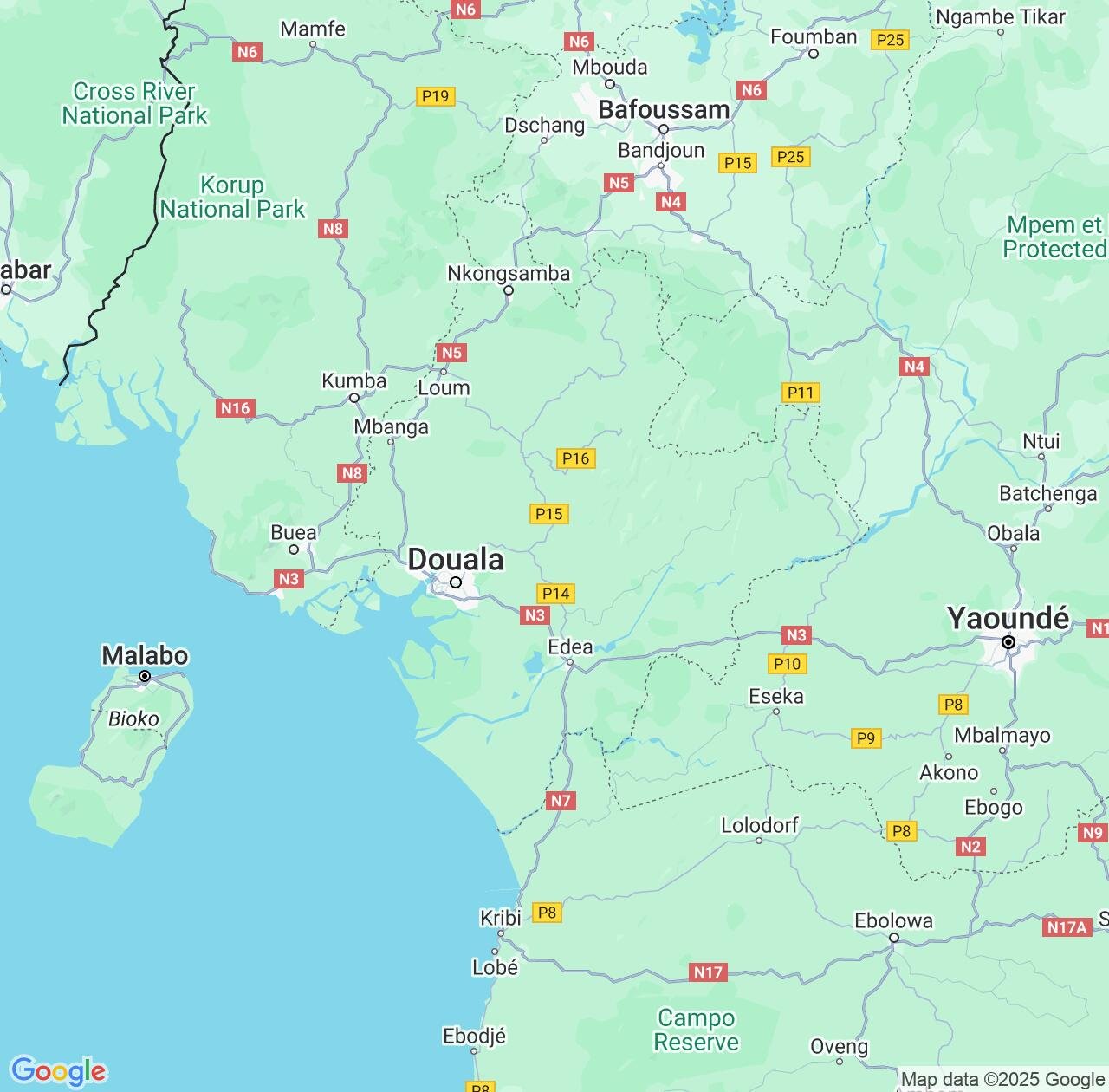 Map image for Intellectual Property Lawyers in Littoral and Cameroon IP firms at coordinates  ; .