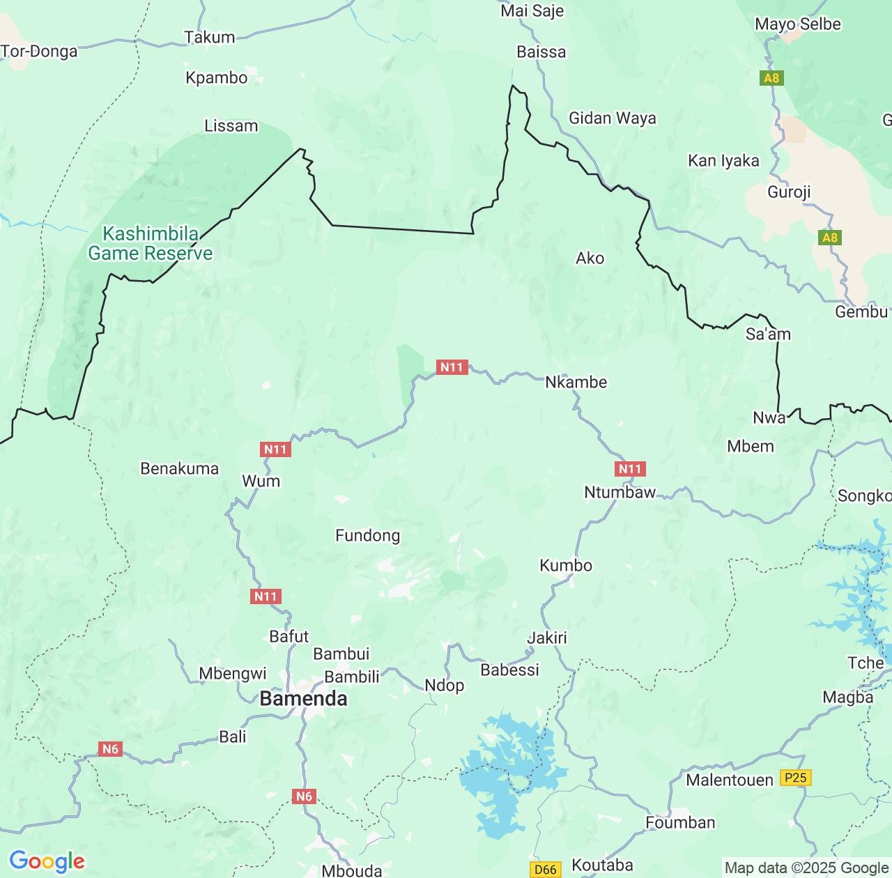 Map image for Intellectual Property Lawyers in North-West and Cameroon IP firms at coordinates  ; .