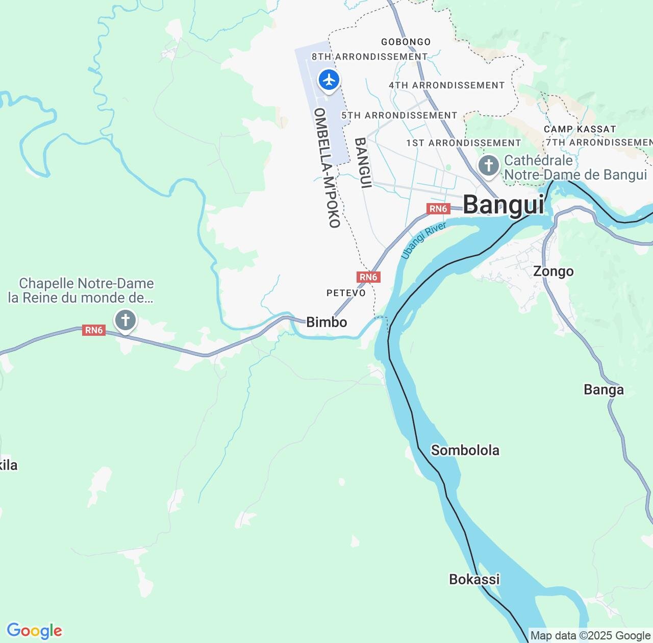 Map image for Intellectual Property Lawyers in Bimbo and Ombella-M'Poko IP firms at coordinates  ; .
