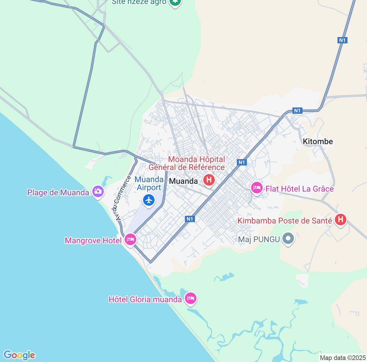 Map image for Intellectual Property Lawyers in Moanda and Bas-Congo IP firms at coordinates  ; .