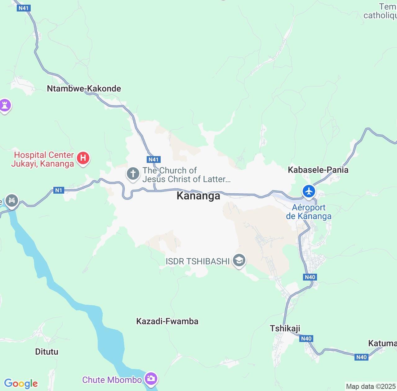 Map image for Intellectual Property Lawyers in Kananga and Kasai-Central IP firms at coordinates  ; .