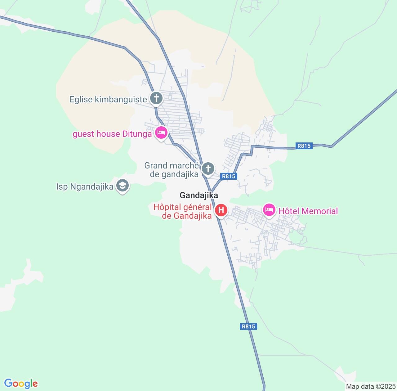 Map image for Intellectual Property Lawyers in Gandajika and Lomami IP firms at coordinates  ; .