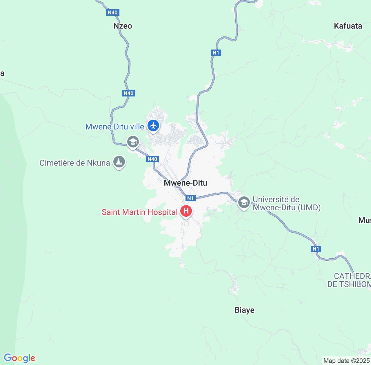 Map image for Intellectual Property Lawyers in Mwene-Ditu and Lomami IP firms at coordinates  ; .