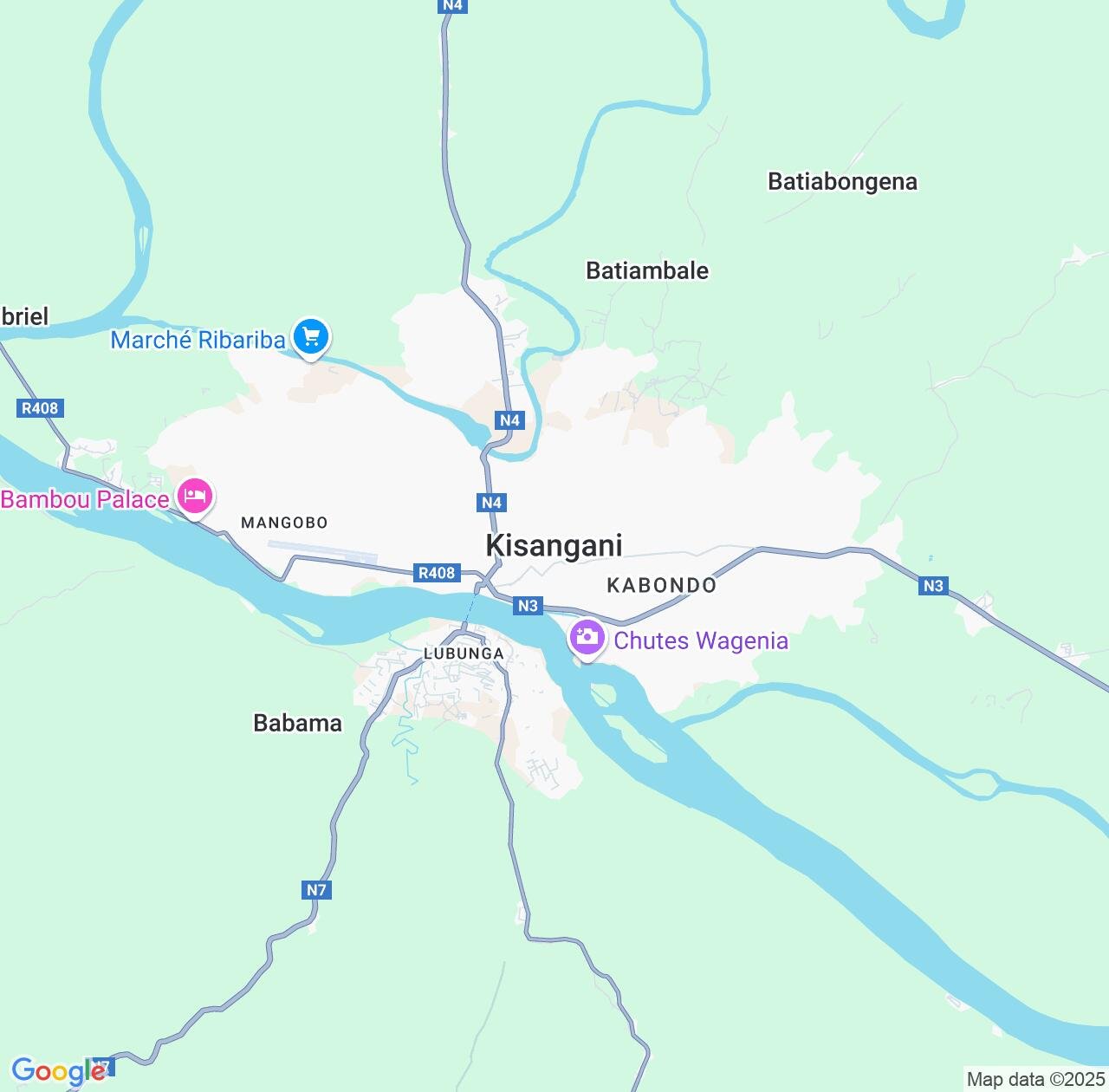 Map image for Intellectual Property Lawyers in Kisangani and Tshopo IP firms at coordinates  ; .