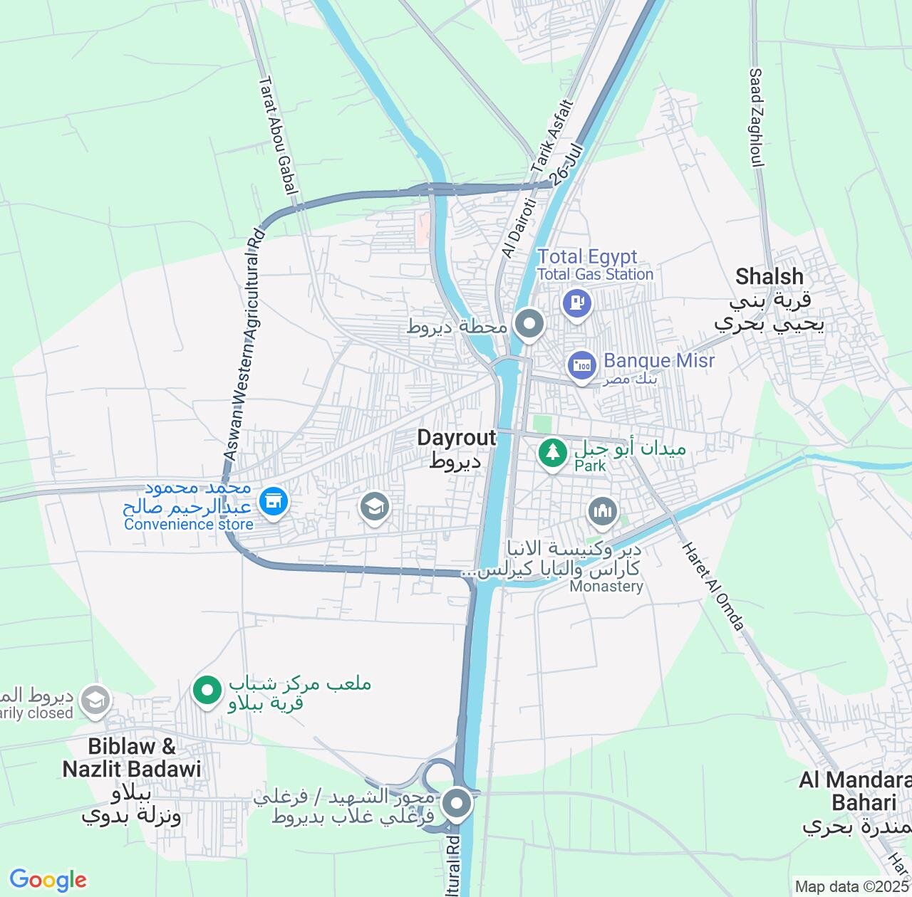 Map image for Intellectual Property Lawyers in Dayrut and Asyut IP firms at coordinates  ; .