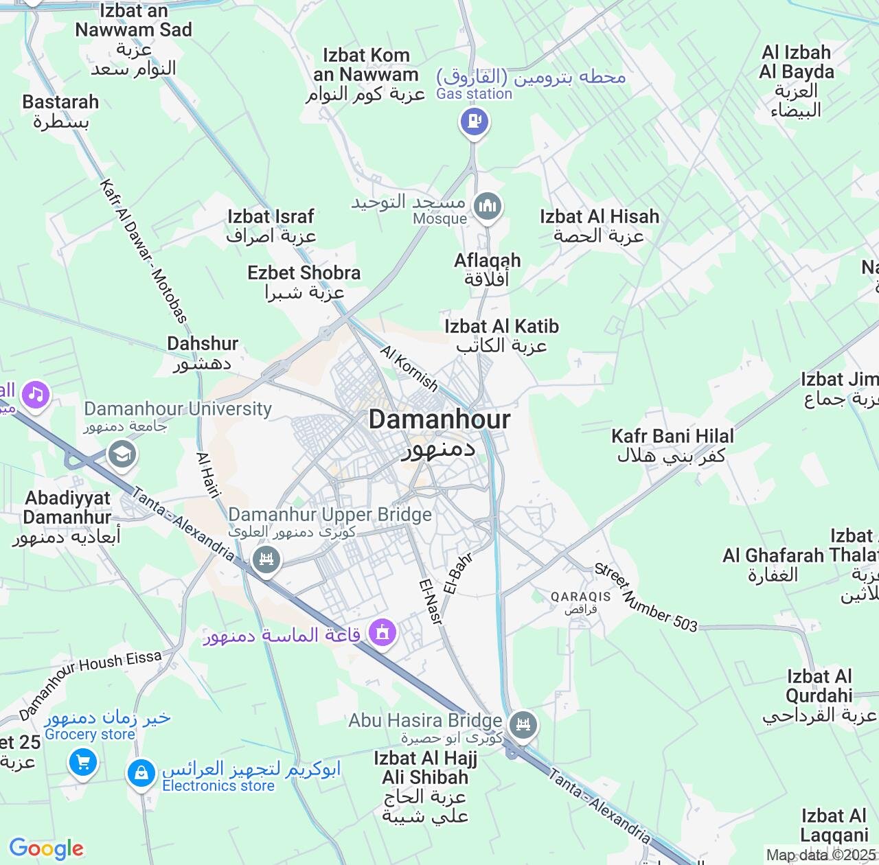 Map image for Intellectual Property Lawyers in Damanhur and Beheira IP firms at coordinates  ; .