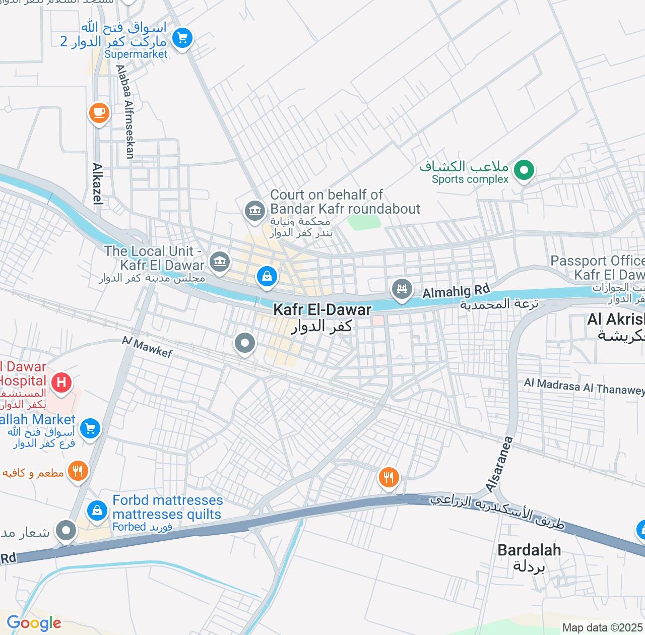Map image for Intellectual Property Lawyers in Kafr ad Dawwar and Beheira IP firms at coordinates  ; .