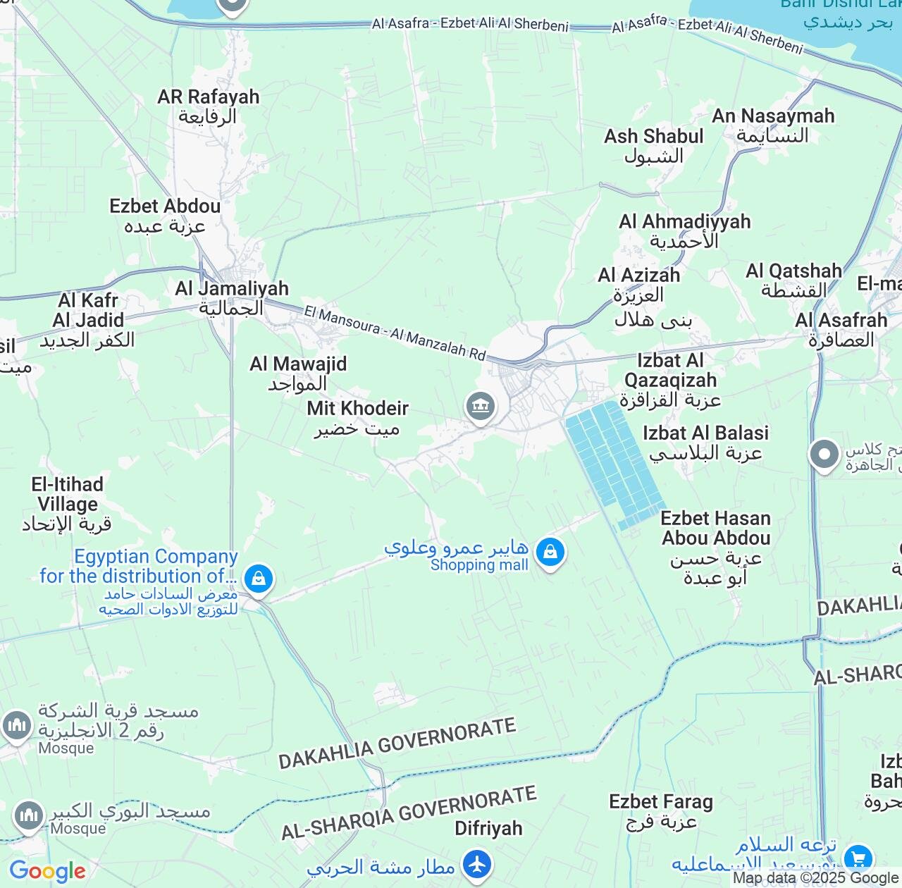 Map image for Intellectual Property Lawyers in Al Manzalah and Dakahlia IP firms at coordinates  ; .