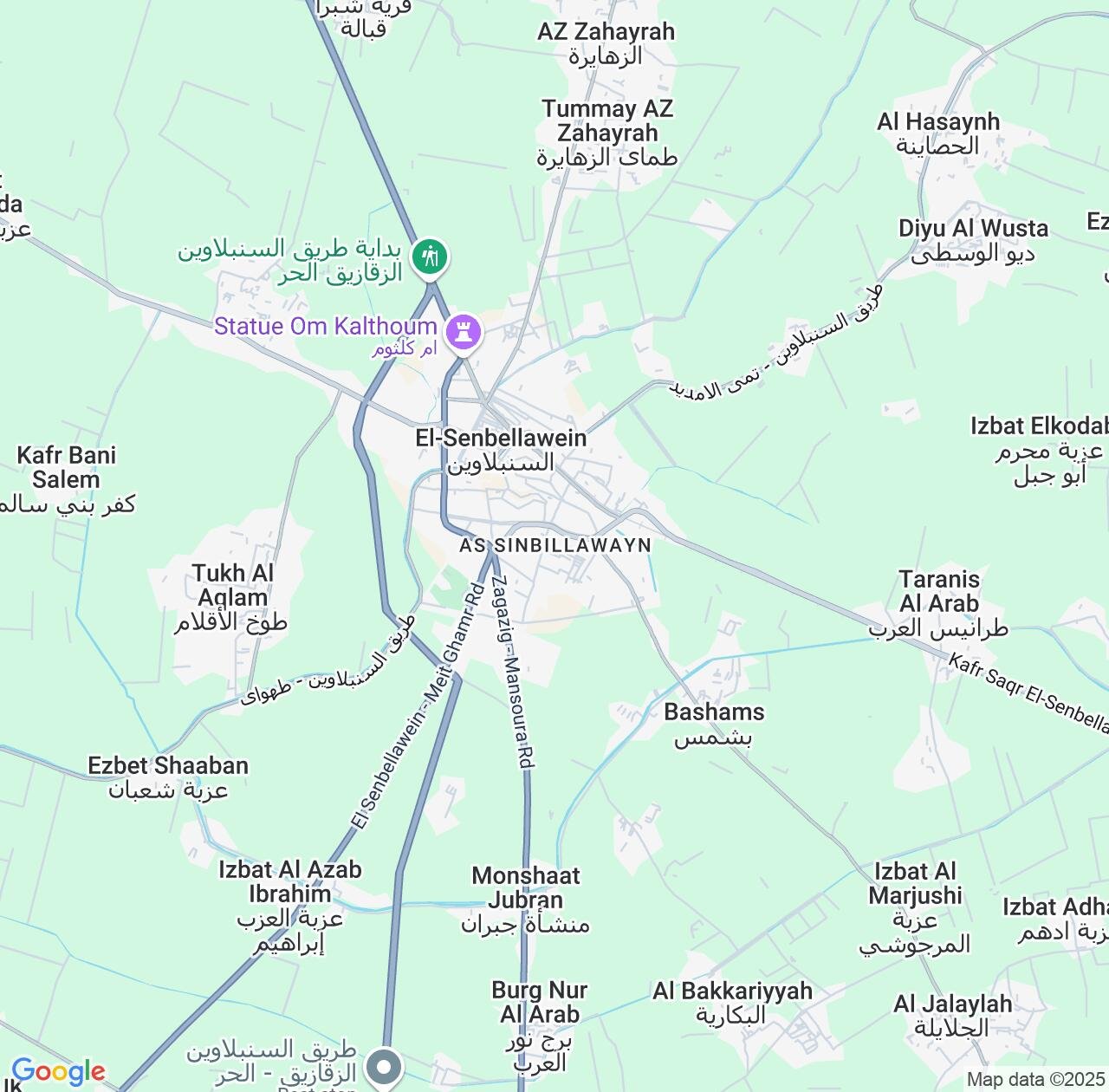 Map image for Intellectual Property Lawyers in As Sinbillawayn and Dakahlia IP firms at coordinates  ; .