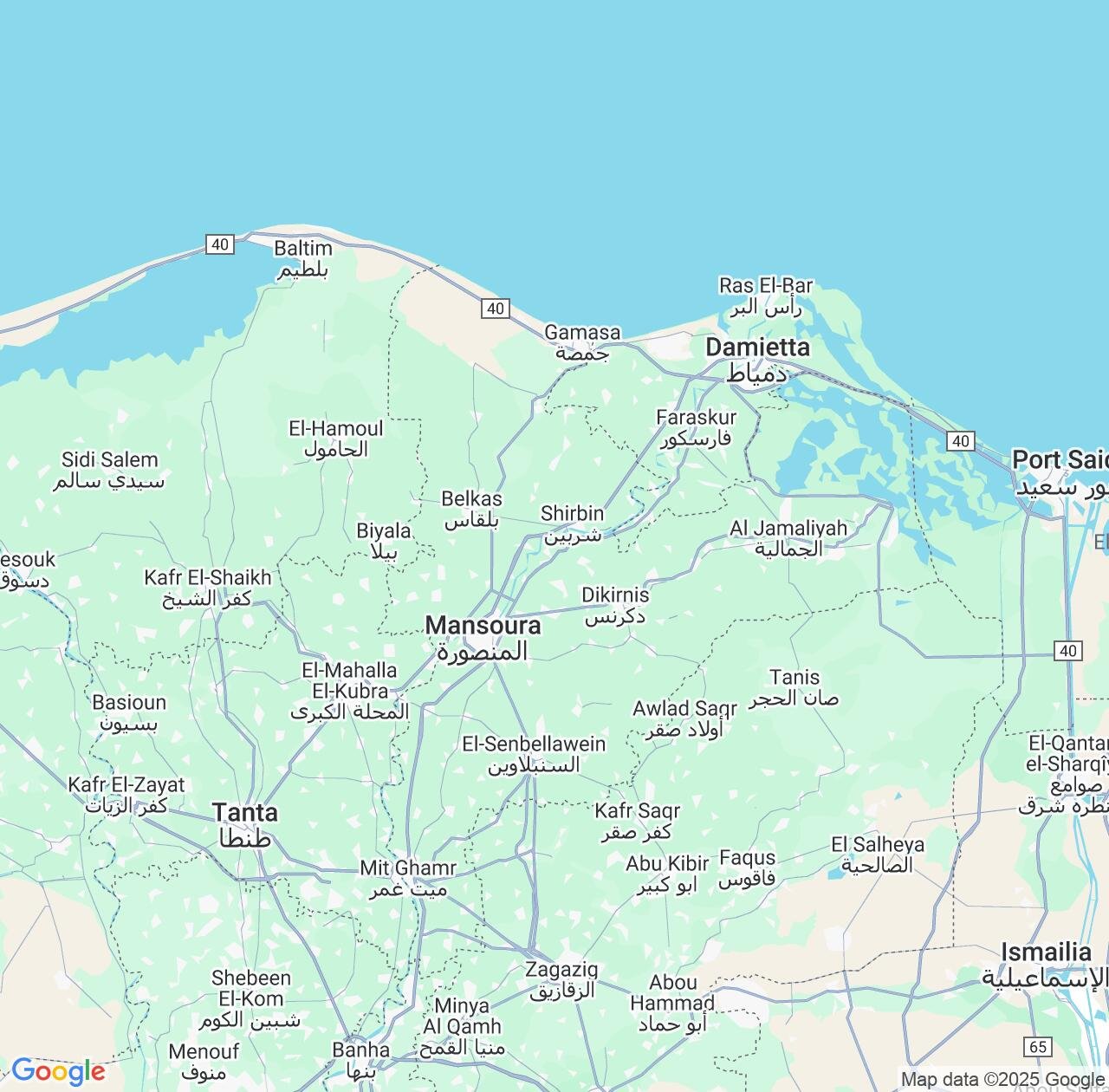 Map image for Intellectual Property Lawyers in Dakahlia and Egypt IP firms at coordinates  ; .