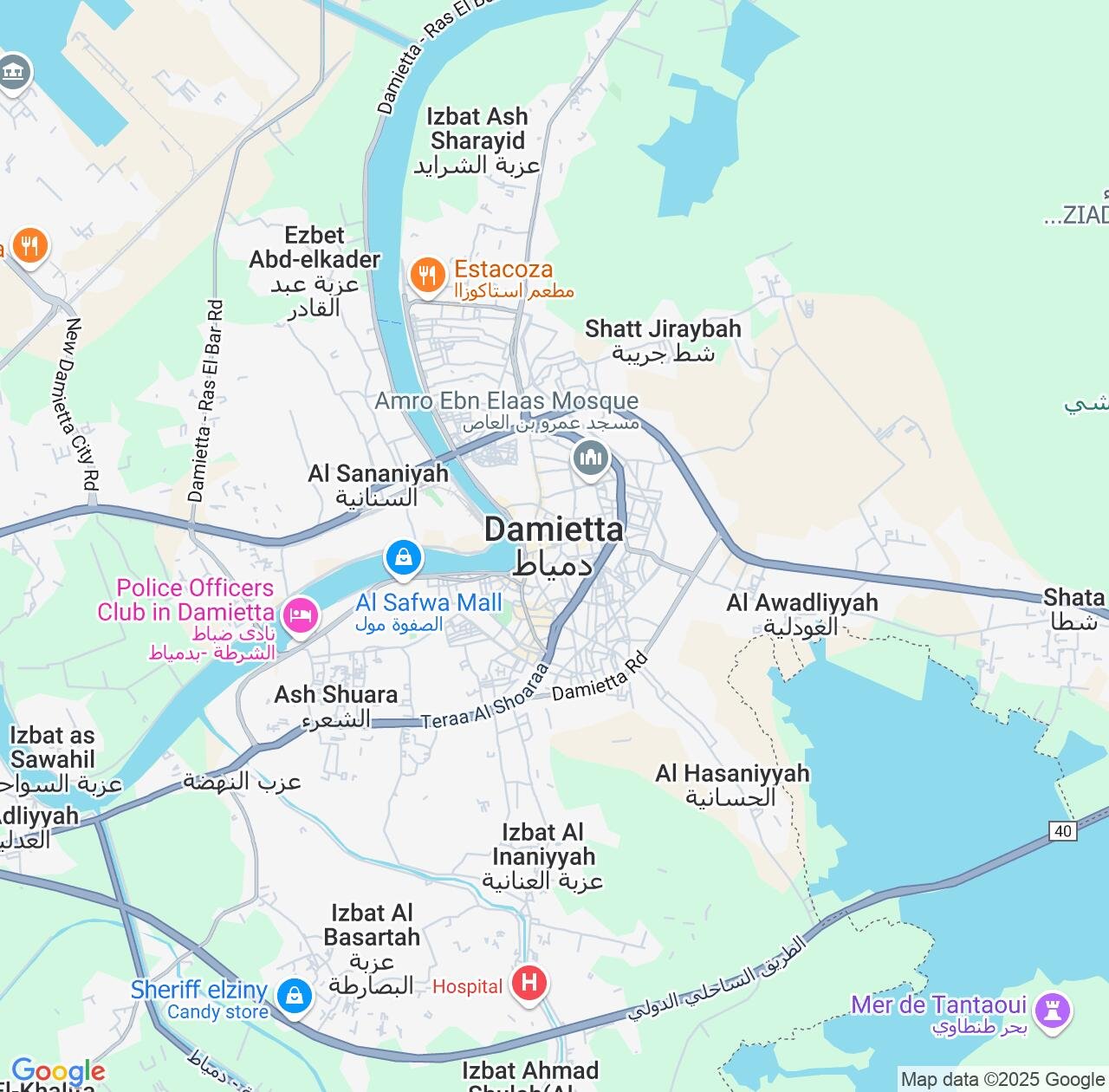 Map image for Intellectual Property Lawyers in Damietta and Egypt IP firms at coordinates  ; .