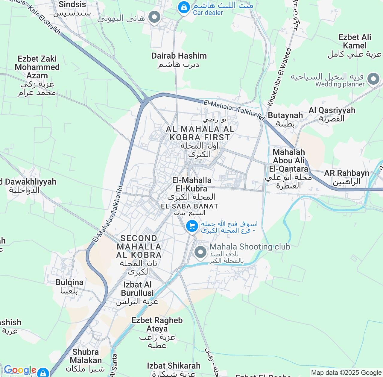 Map image for Intellectual Property Lawyers in Al Mahallah al Kubra and Gharbia IP firms at coordinates  ; .