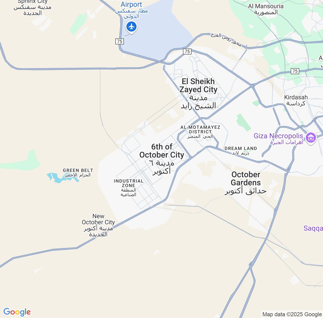 Map image for Intellectual Property Lawyers in 6th of October City and Giza IP firms at coordinates  ; .