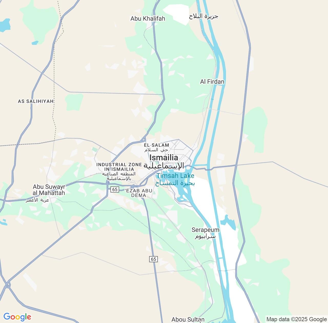 Map image for Intellectual Property Lawyers in Ismailia and Egypt IP firms at coordinates  ; .