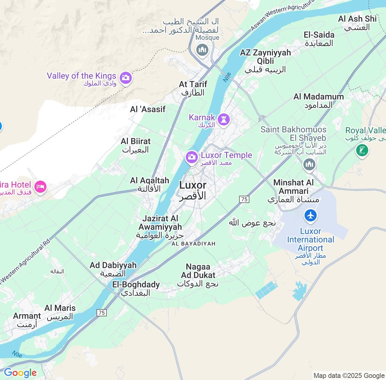 Map image for Intellectual Property Lawyers in Luxor and Egypt IP firms at coordinates  ; .