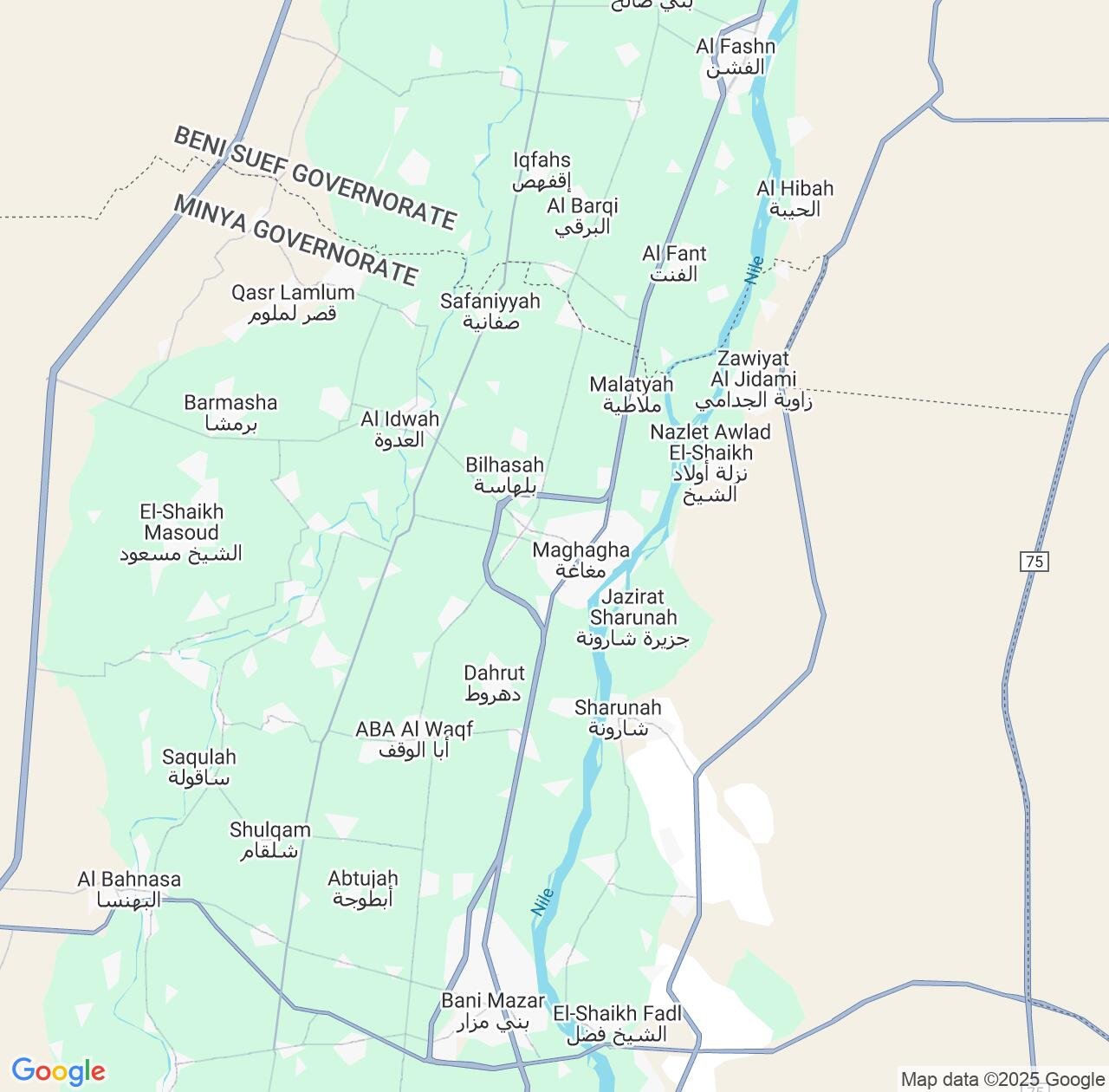 Map image for Intellectual Property Lawyers in Maghaghah and Minya IP firms at coordinates  ; .