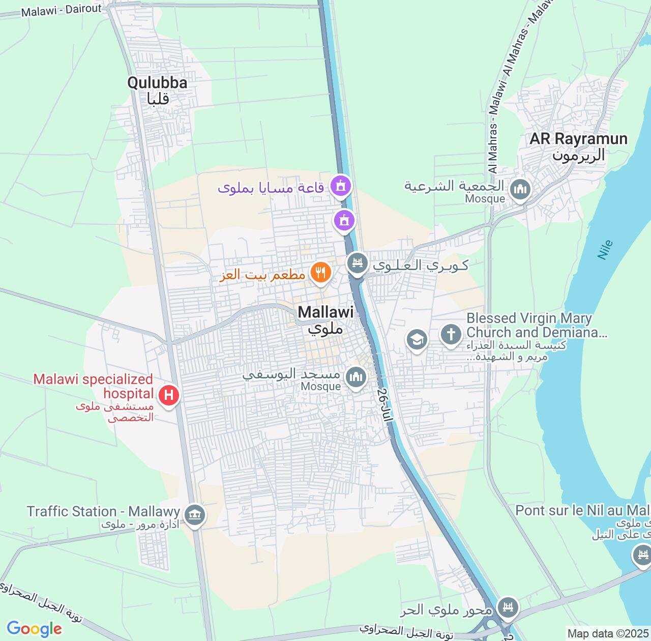 Map image for Intellectual Property Lawyers in Mallawi and Minya IP firms at coordinates  ; .