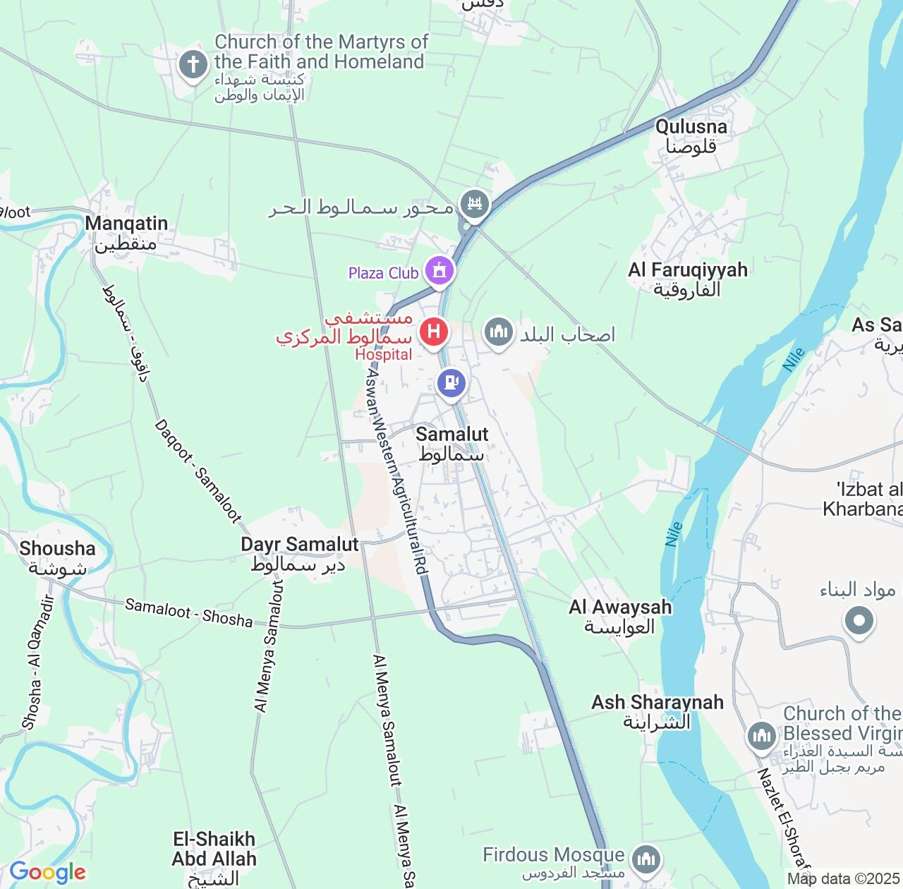 Map image for Intellectual Property Lawyers in Samalut and Minya IP firms at coordinates  ; .
