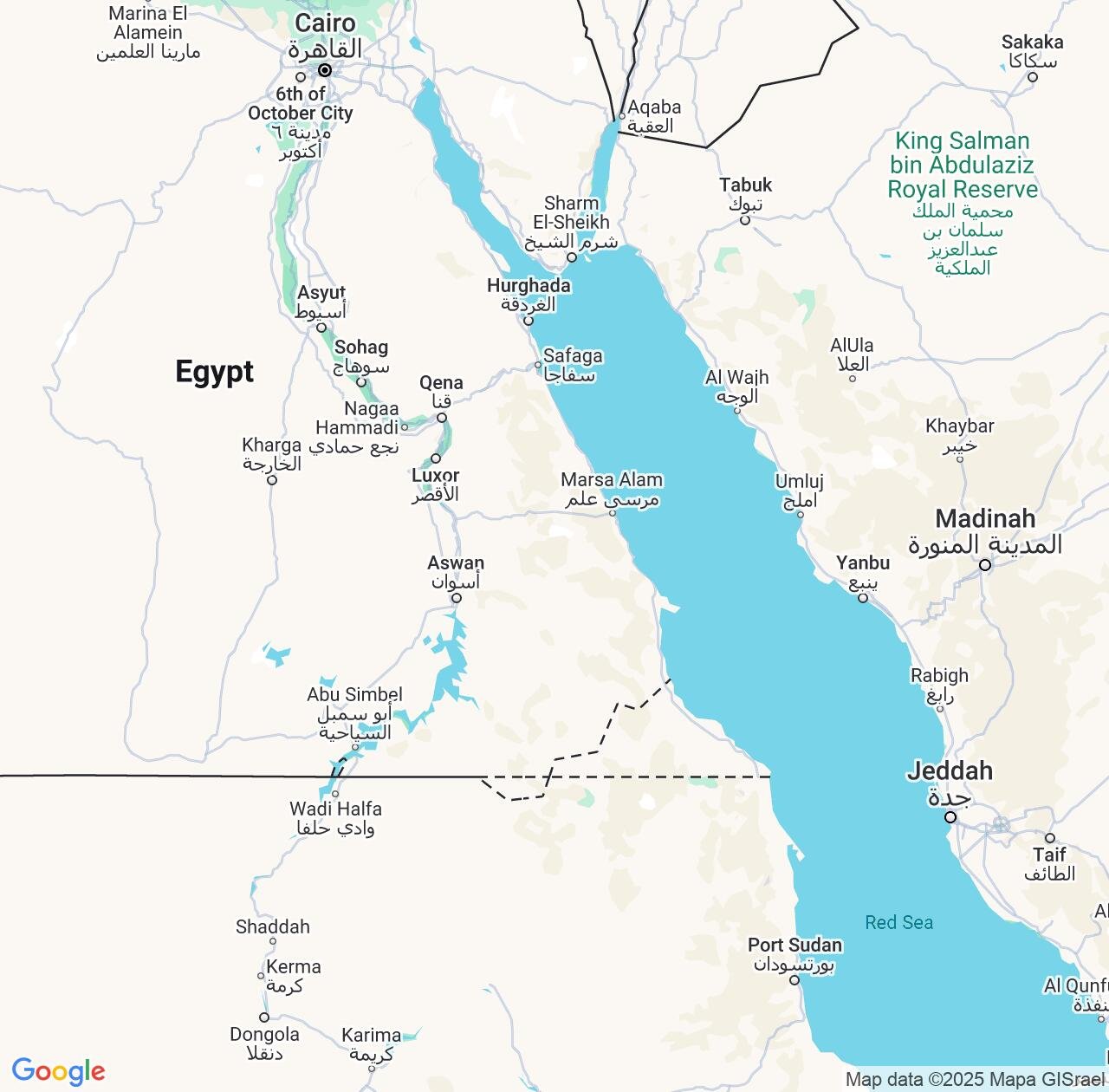 Map image for Intellectual Property Lawyers in Red Sea and Egypt IP firms at coordinates  ; .