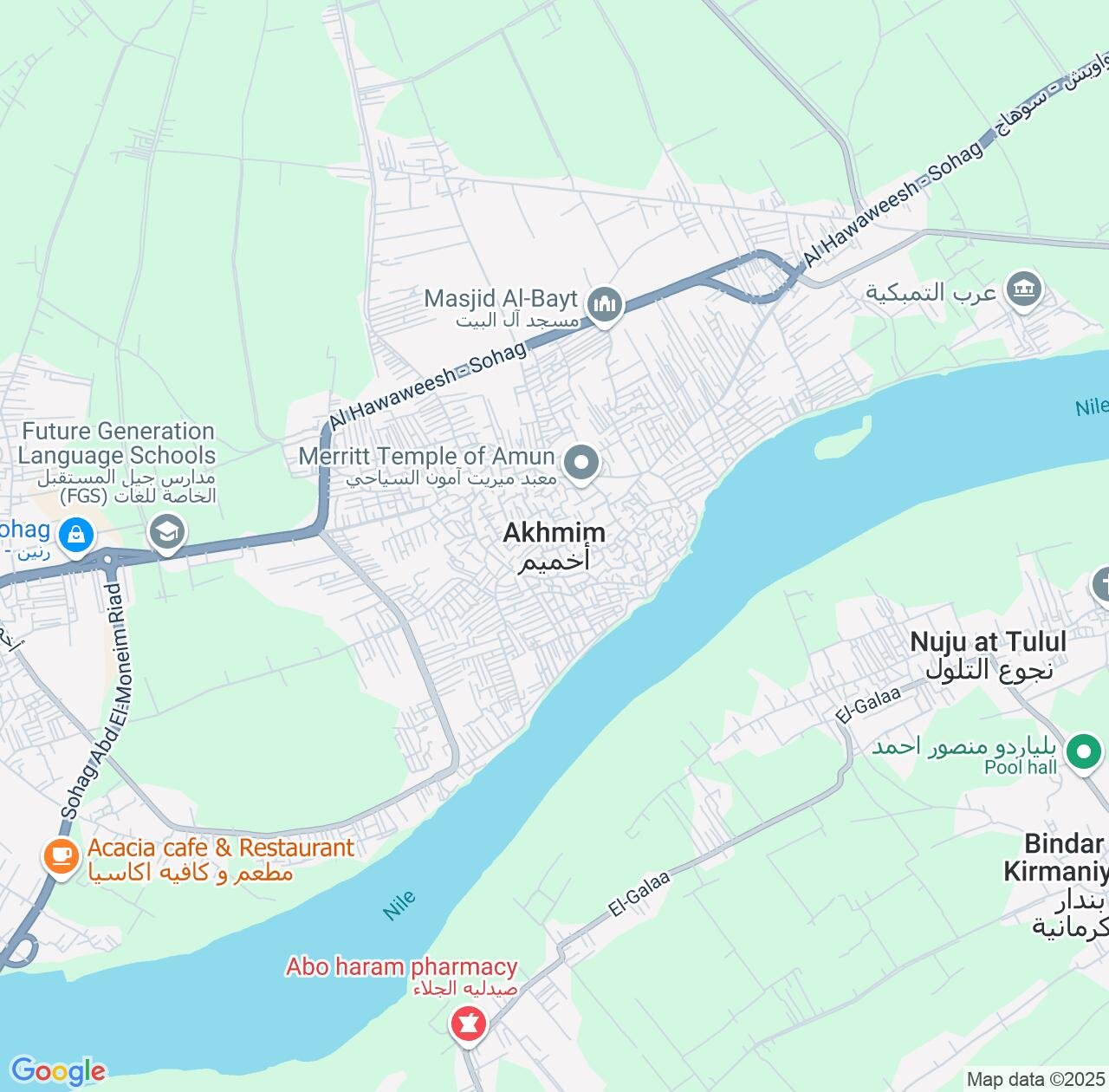 Map image for Intellectual Property Lawyers in Akhmim and Sohag IP firms at coordinates  ; .