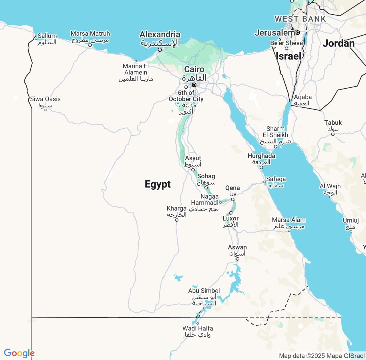 Map image for Intellectual Property Lawyers in Egypt and Africa IP firms at coordinates  ; .