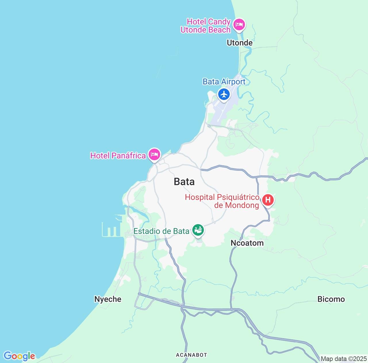 Map image for Intellectual Property Lawyers in Bata and Litoral IP firms at coordinates  ; .