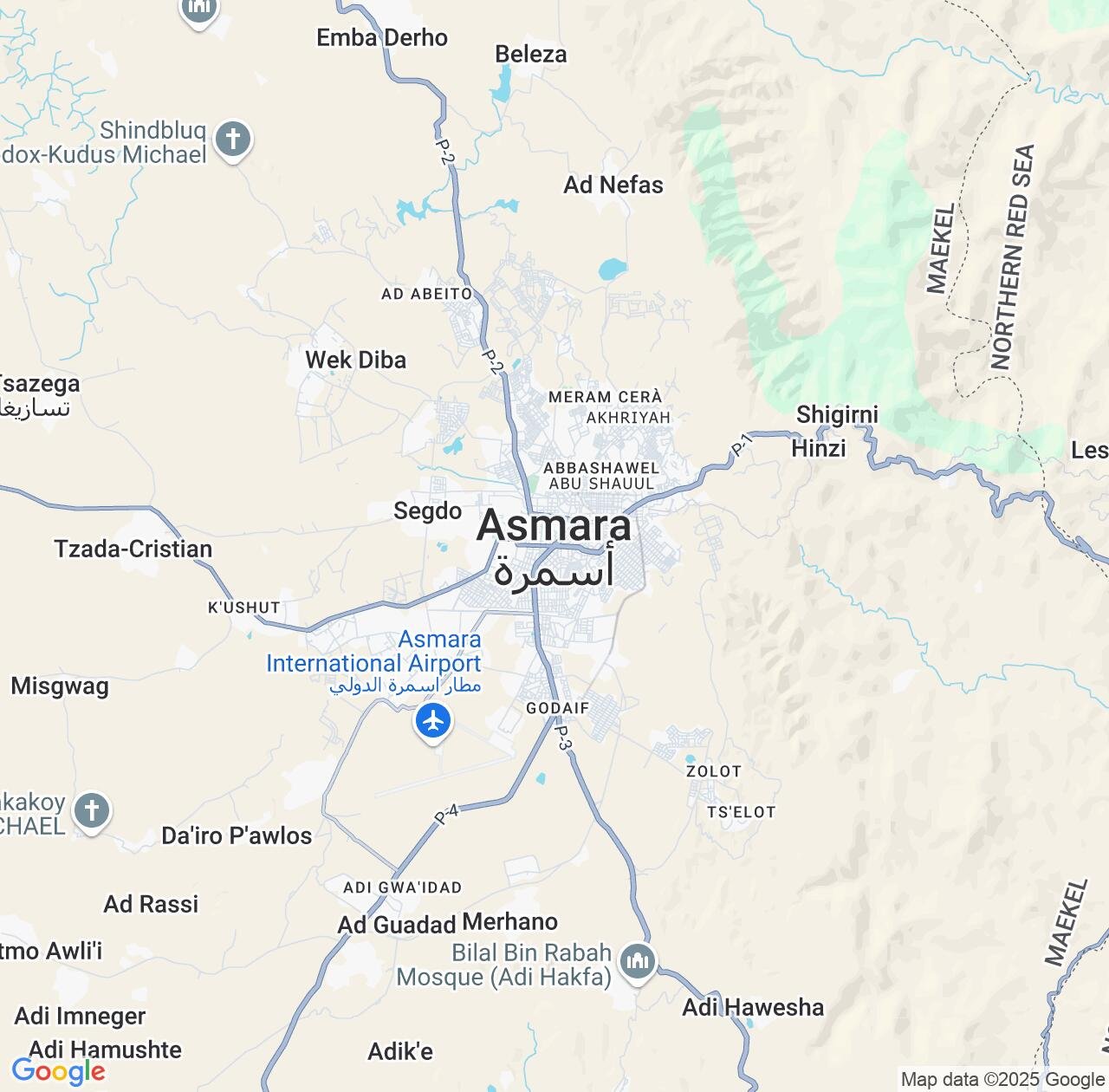 Map image for Intellectual Property Lawyers in Asmara and Maekel IP firms at coordinates  ; .