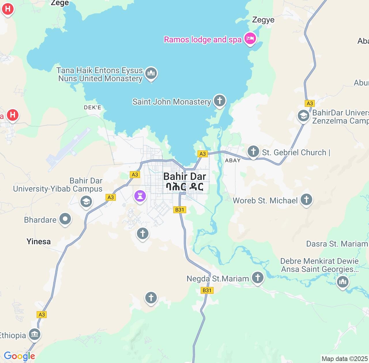 Map image for Intellectual Property Lawyers in Bahir Dar and Amhara IP firms at coordinates  ; .
