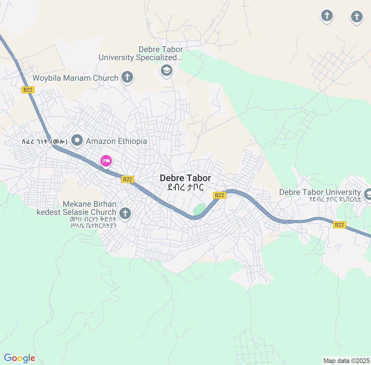 Map image for Intellectual Property Lawyers in Debre Tabor and Amhara IP firms at coordinates  ; .