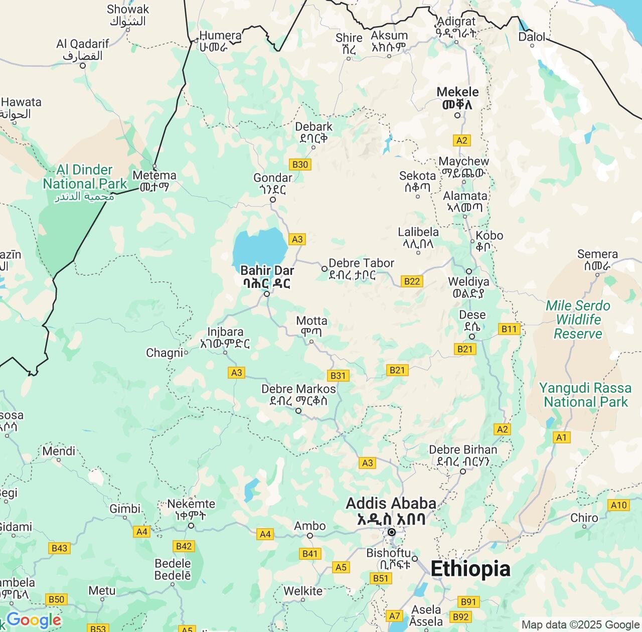 Map image for Intellectual Property Lawyers in Amhara and Ethiopia IP firms at coordinates  ; .